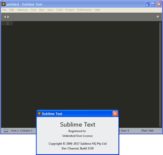 Sublime Text Dev Build 3159 | Katılımsız