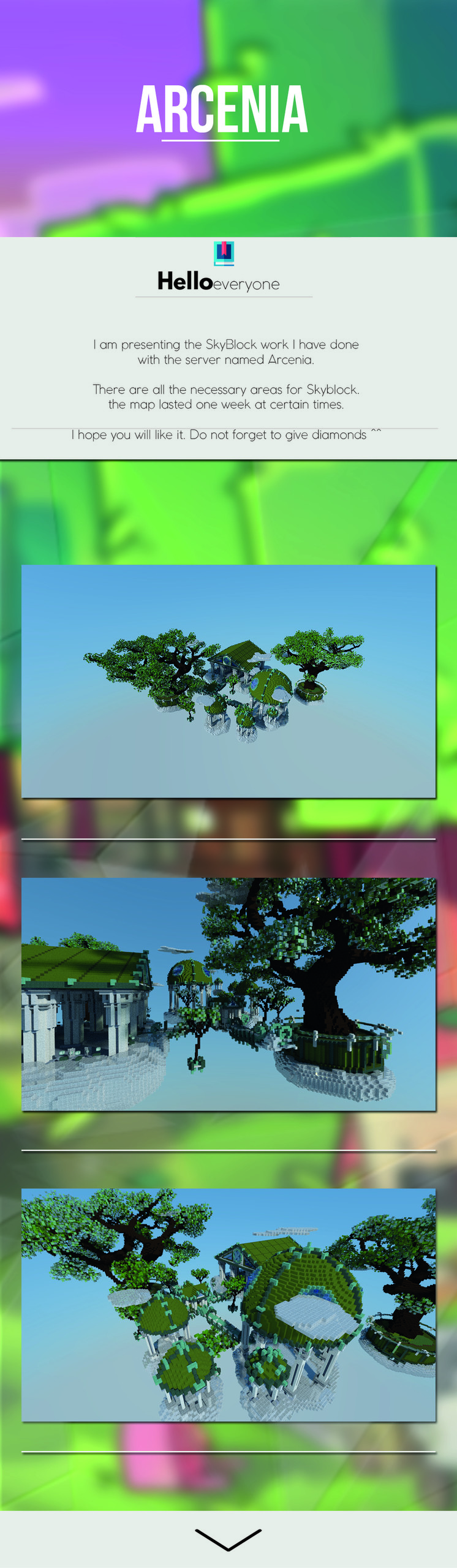 Skyblock Spawn | Arcenia Minecraft Map