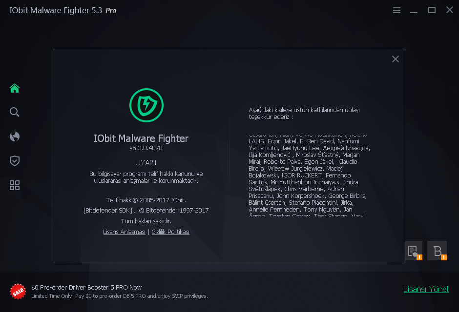 IObit Malware Fighter Pro 5.3.0.4078 | Katılımsız