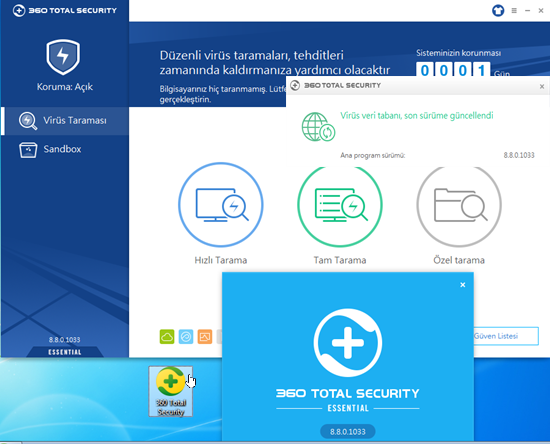 Рабочий стол 360 total security