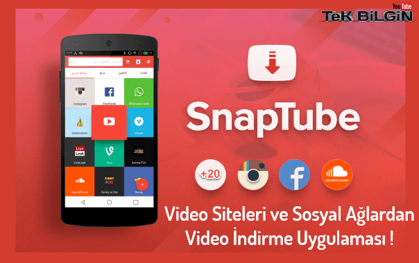 Video Siteleri ve Sosyal Ağlardan Video İndirme Uygulaması ! Android Mobil