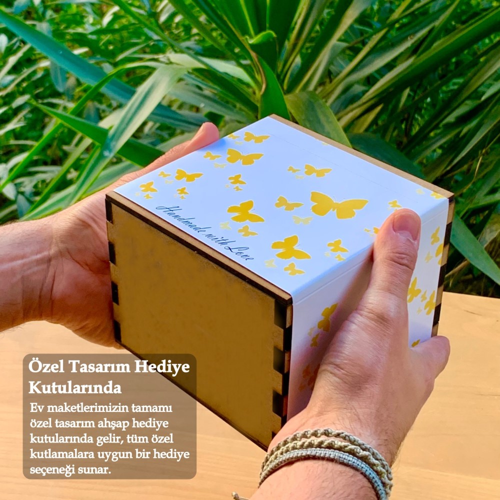 Maket ev hediye kutusu
