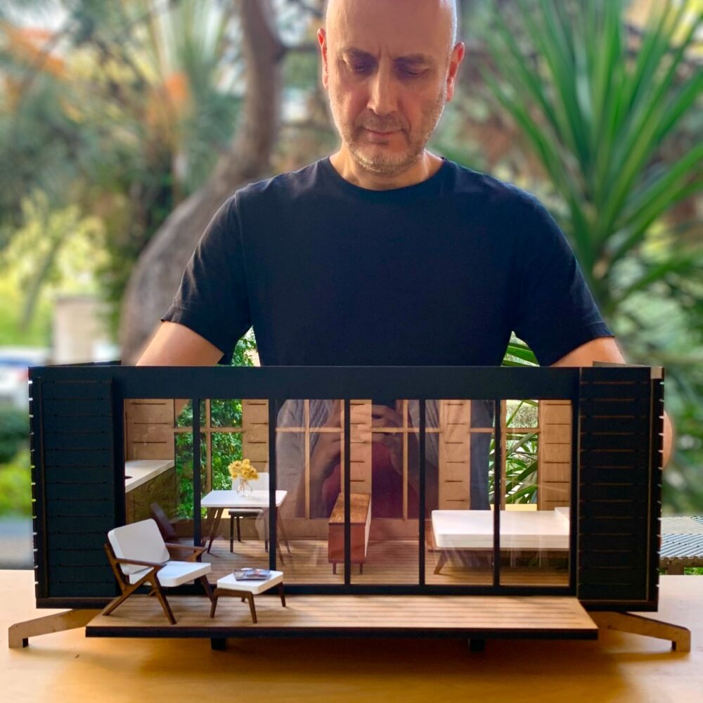 1:12 modern dollhouse oyun evleri