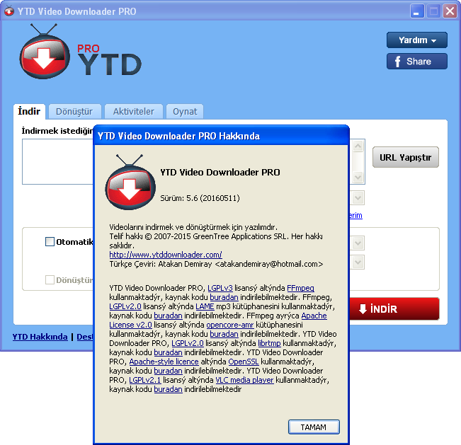 YouTube Downloader (YTD) Pro 5.8.4.0 | Katılımsız