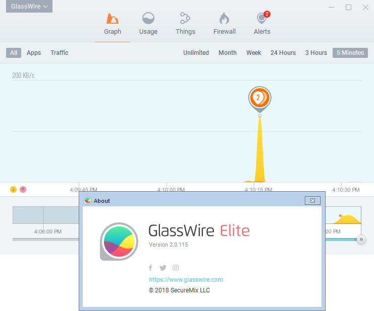 GlassWire Elite 2.0.115 Final | Katılımsız