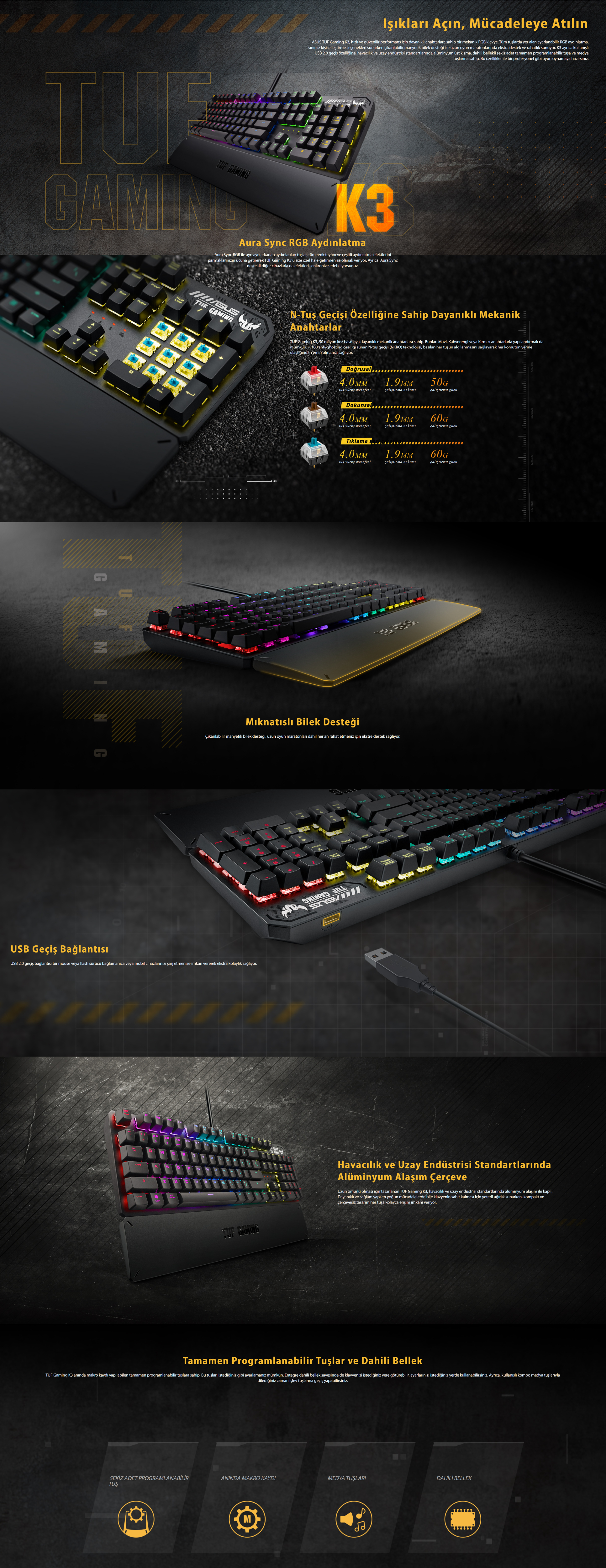 asus tuf gaming k3
