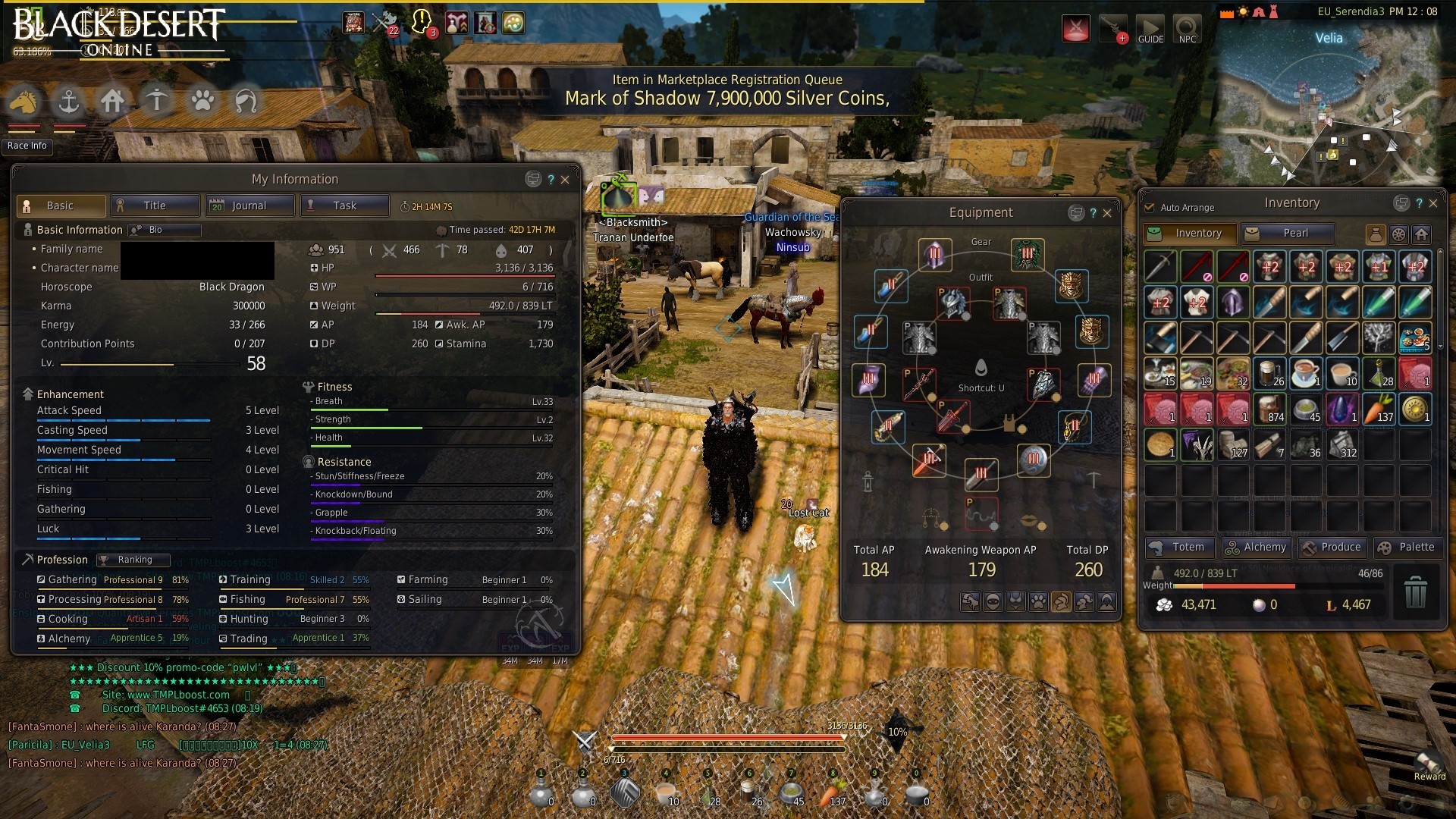 BDO Alchemy Stone chance.