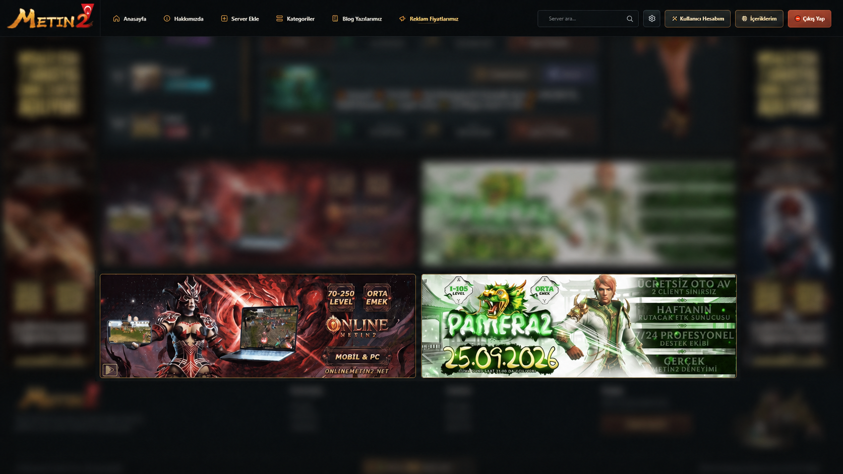 Footer Geniş Banner örnek görünümü