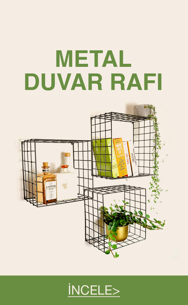 Metal Duvar Rafı