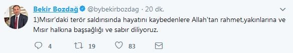 Bekir Bozdağ'ın Tivitleri 1