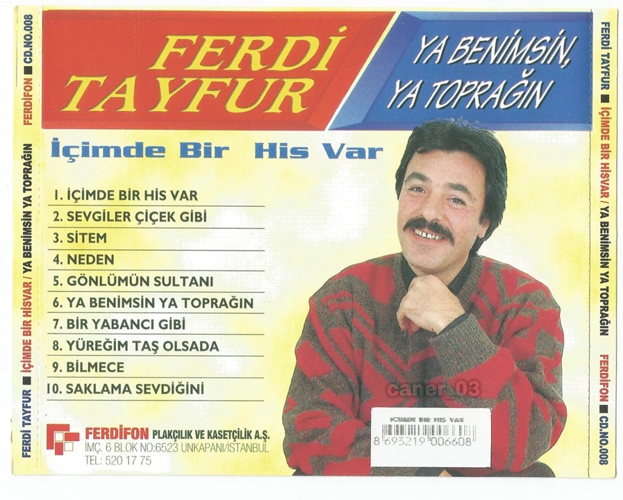 Tecavüzü Ferdi Tayfur Utaniyorum