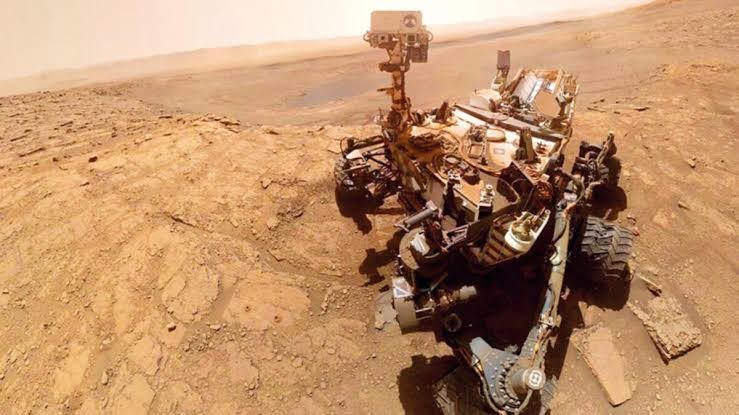İşte Mars gezegenindeki ilk selfie! - Resim : 1