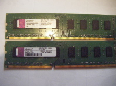 Kingston 2x2gb (Toplam 4GB) DDR3 1333Mhz RAM