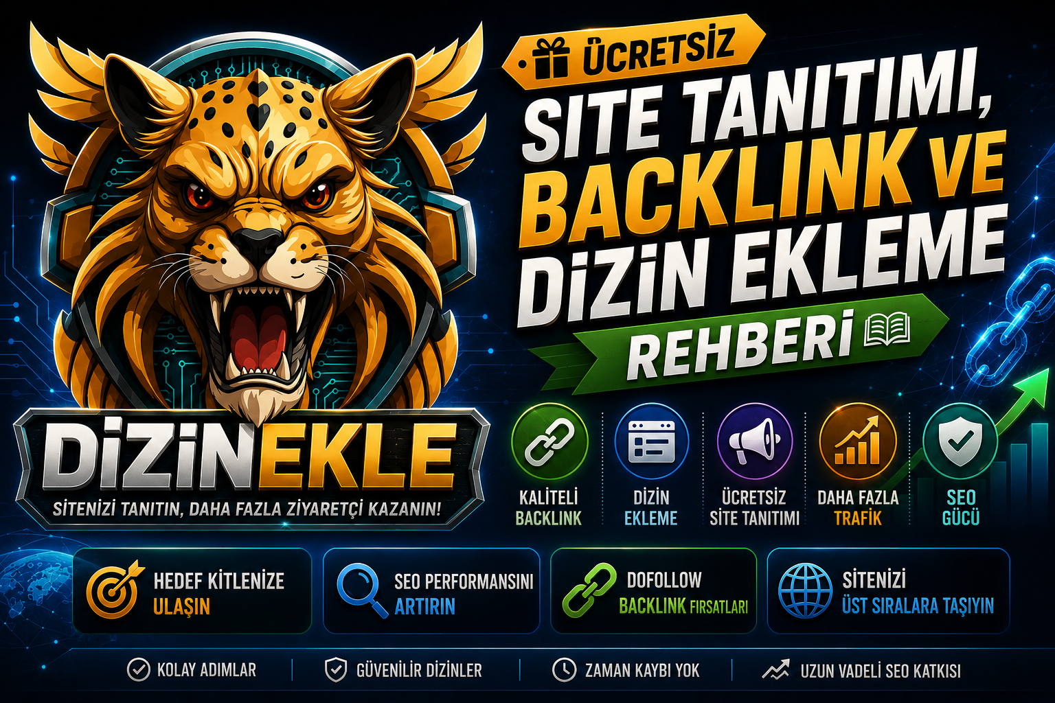 Ücretsiz Site Tanıtımı, Backlink ve Dizin Ekleme Rehberi | DizinEkle