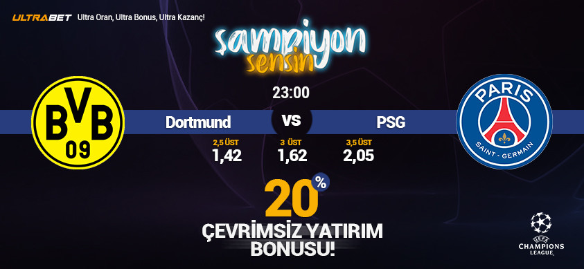 Dortmund - PSG Canlı Maç İzle