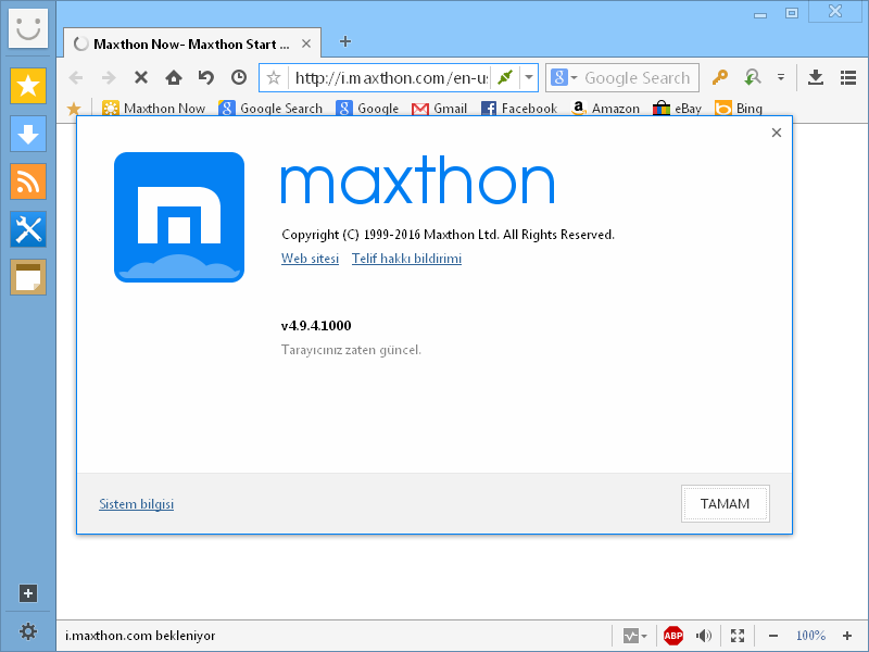 Maxthon 4.9.4.1000 Final | Katılımsız