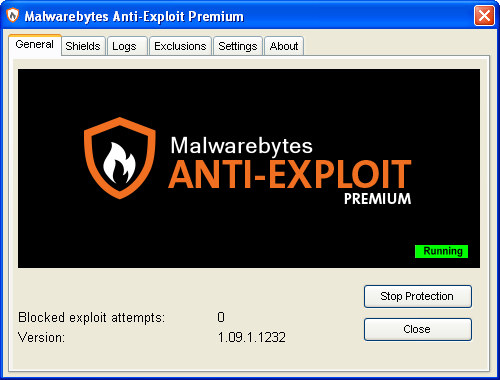 Malwarebytes Anti-Exploit Premium 1.09.1.1235 | Katılımsız