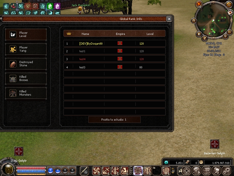 Metin2 Oyuncu Ranking System preview