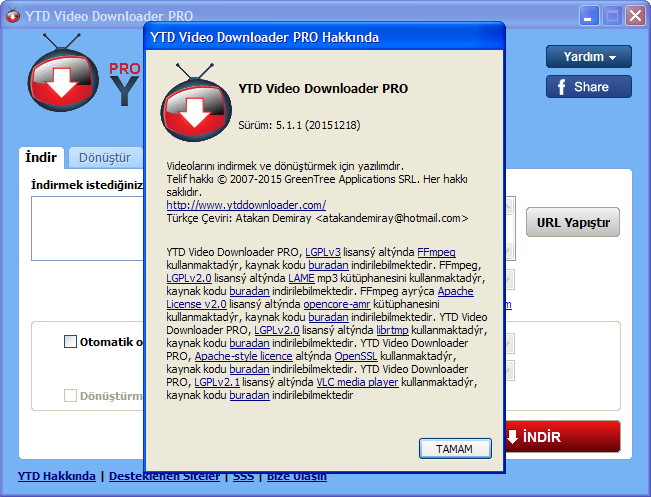 YouTube Downloader (YTD) Pro 5.1.1.1 | Katılımsız