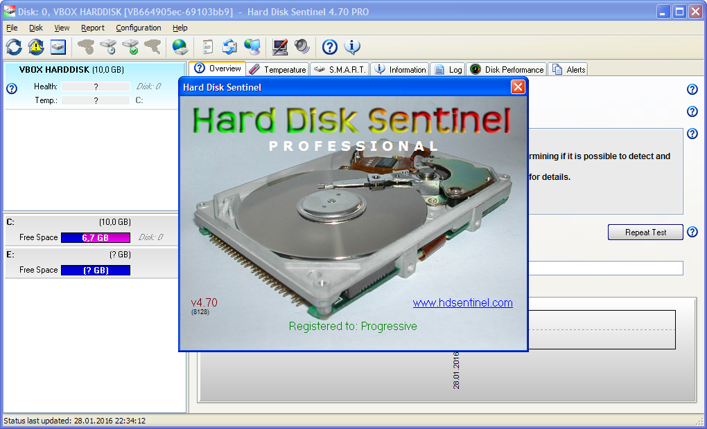 Hard Disk Sentinel Pro 4.70 Build 8128 Final | Katılımsız