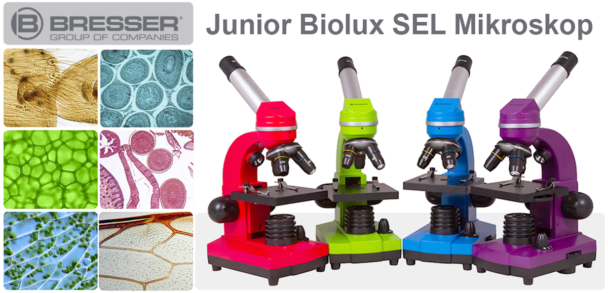 Bresser Junior Biolux SEL 40–1600x Mikroskop Çantalı