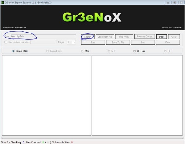 Grenox Sqli Exploit Scanner