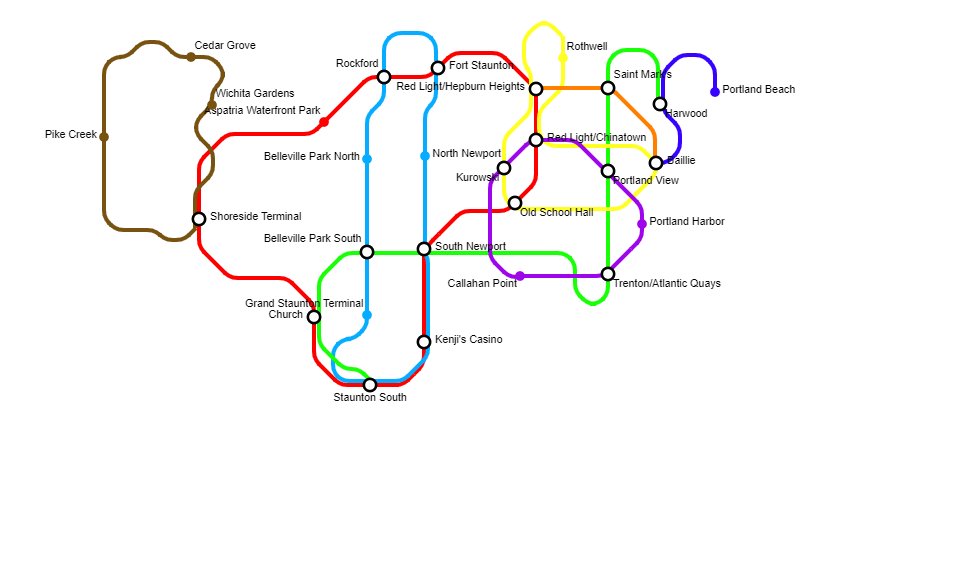 Схема метро либерти сити