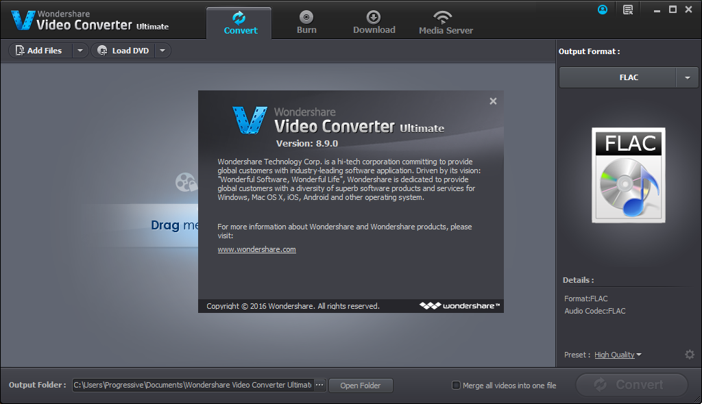 Wondershare Video Converter Ultimate 8.9.0.7 | Katılımsız