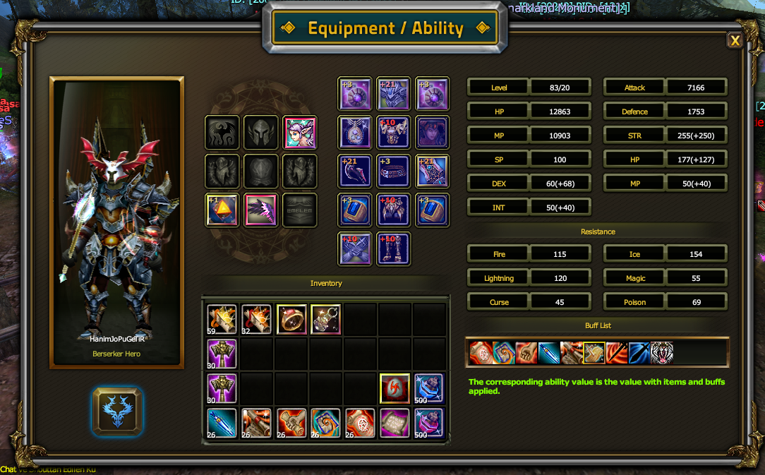 SexyKO Equipment Ability