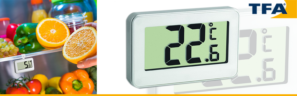 TFA 30.2028.02 Dijital Buzdolabı Termometresi -20 °C ... +50 °C 