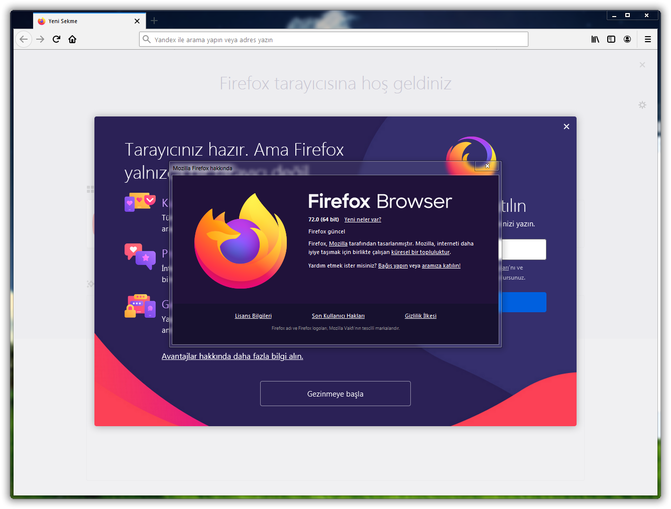 Mozilla Firefox 72.0 Final | EN-TR | Katılımsız