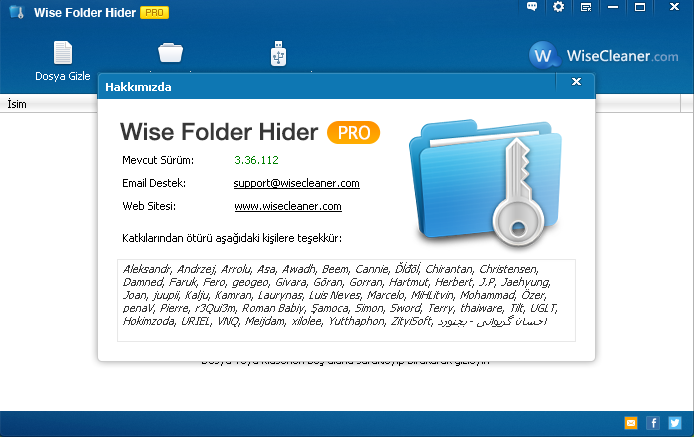 Wise Folder Hider PRO 3.36.112 | Katılımsız