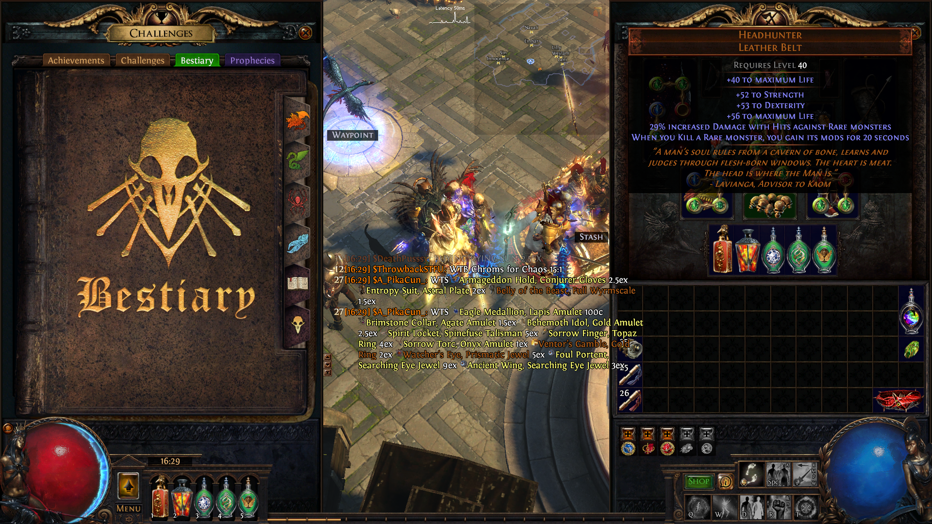 Path Of Exile BSC Headhunter