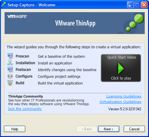 VMWare ThinApp Enterprise 5.2.0.3231342 | Katılımsız