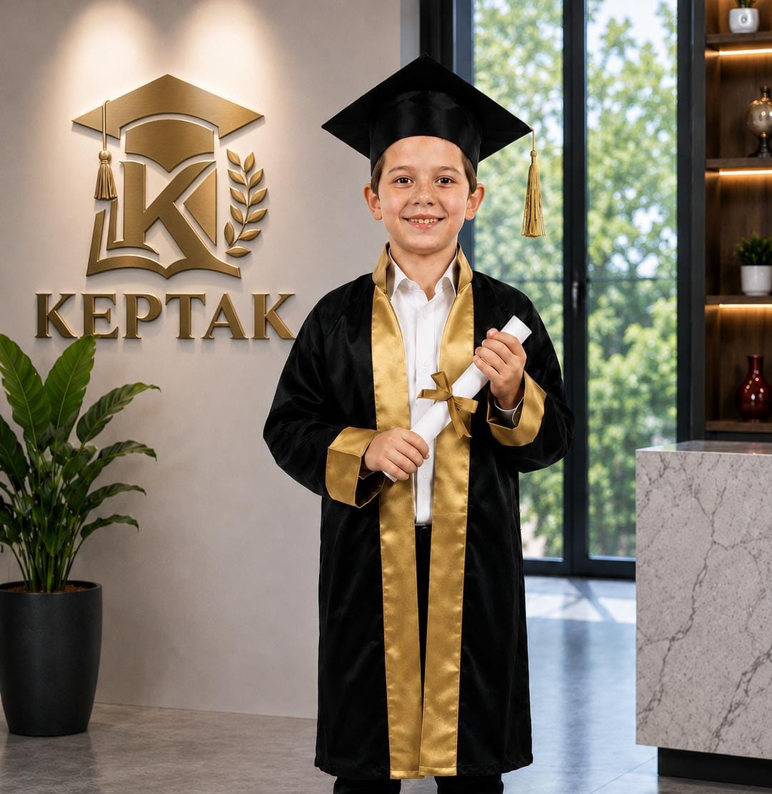 Altın Sarısı Kollu Prestij Cübbe