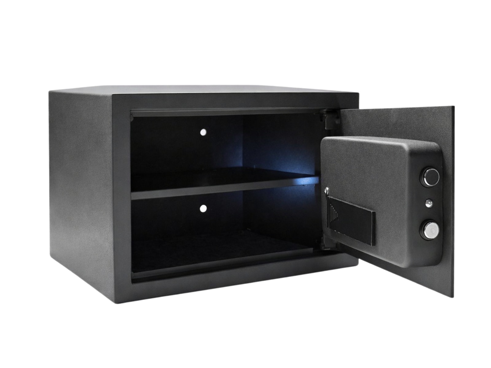 X-Bay XB-2500 açık kapak görünümü ve iç raf