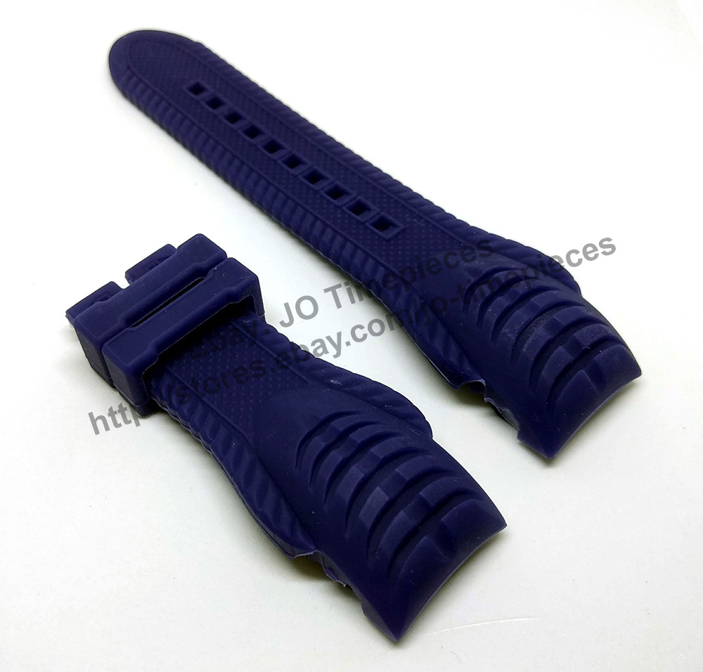 Comp. Invicta Venom 19008 , 19010 , 19922  20397 , 20402 , 26245  90149 - 26mm Blue Rubber Watch Band Strap