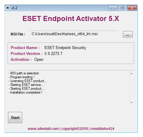 eset endpoint antivirus 6 silent install