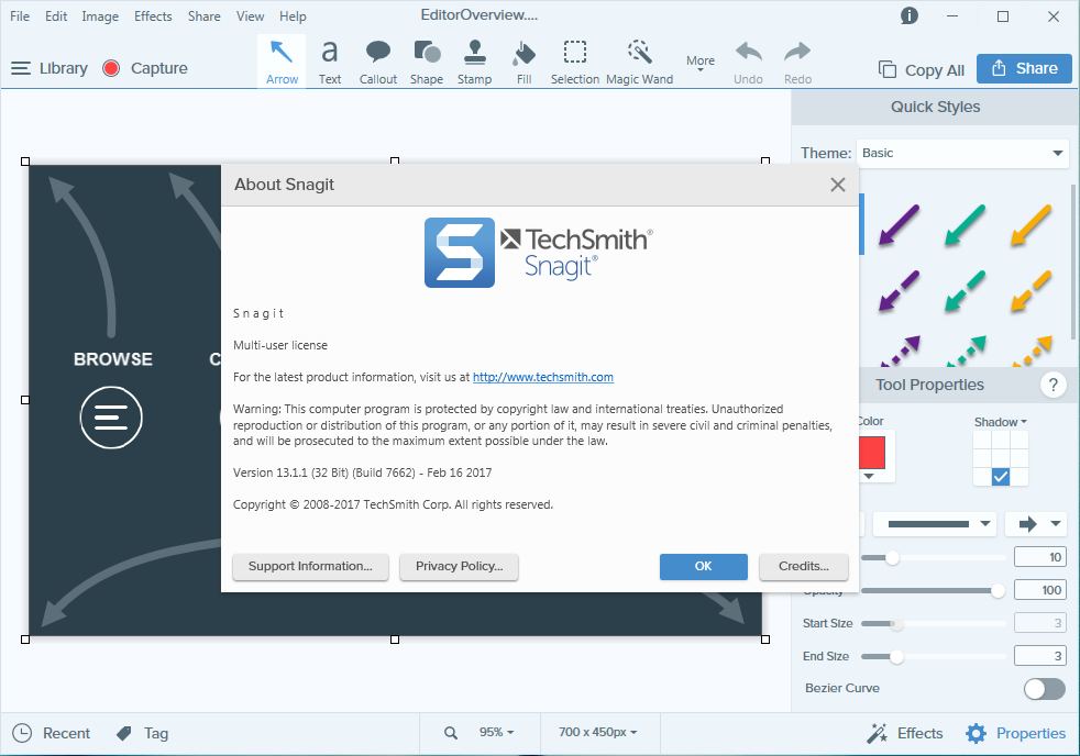 Snagit 13.1.1 Build 7662 Final | Katılımsız