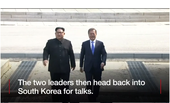 Güney Kore ile Kuzey Kore'nin Kim Jong-un 'yeni tarihi' sözü verdi ROrn3B