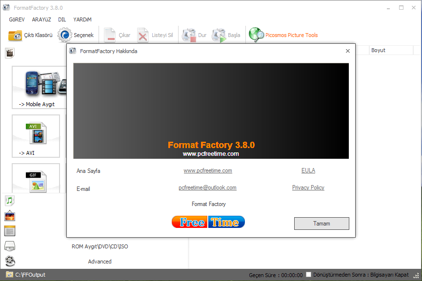 FormatFactory 3.8.0.0 Final | Katılımsız