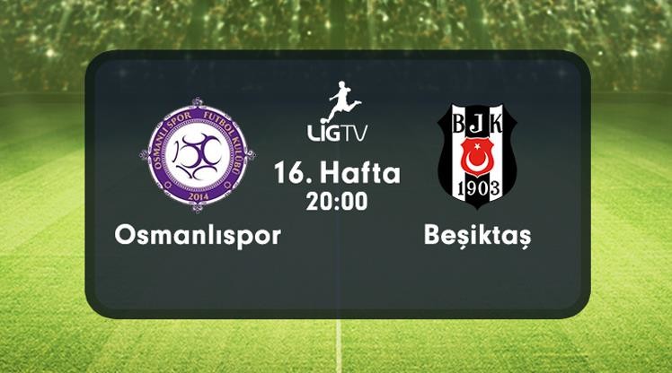 Osmanlıspor FK - Beşiktaş (21.12.2015) | HDTV 720p | Full Maç - VKRG