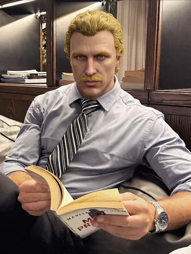 Samuel Voss Rockford kitap okurken