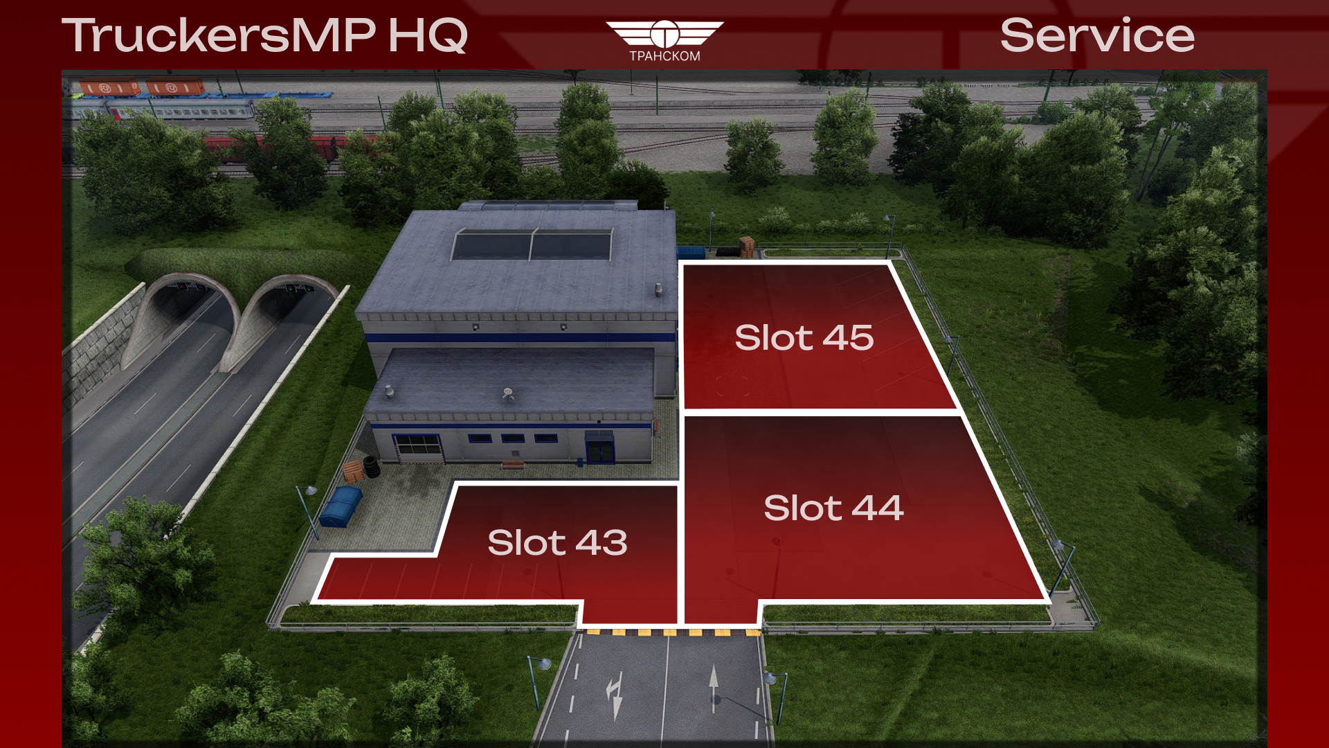 TruckersMP HQ (Service) Slot 43-45