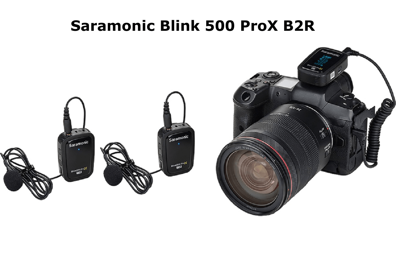 Microphone Sans Fil Saramonic Blink500 B3 - Double Canal 2.4 GHz, Certifié MFi Pour IPhone/iOS - Parfait Pour Vlog, YouTube, Live