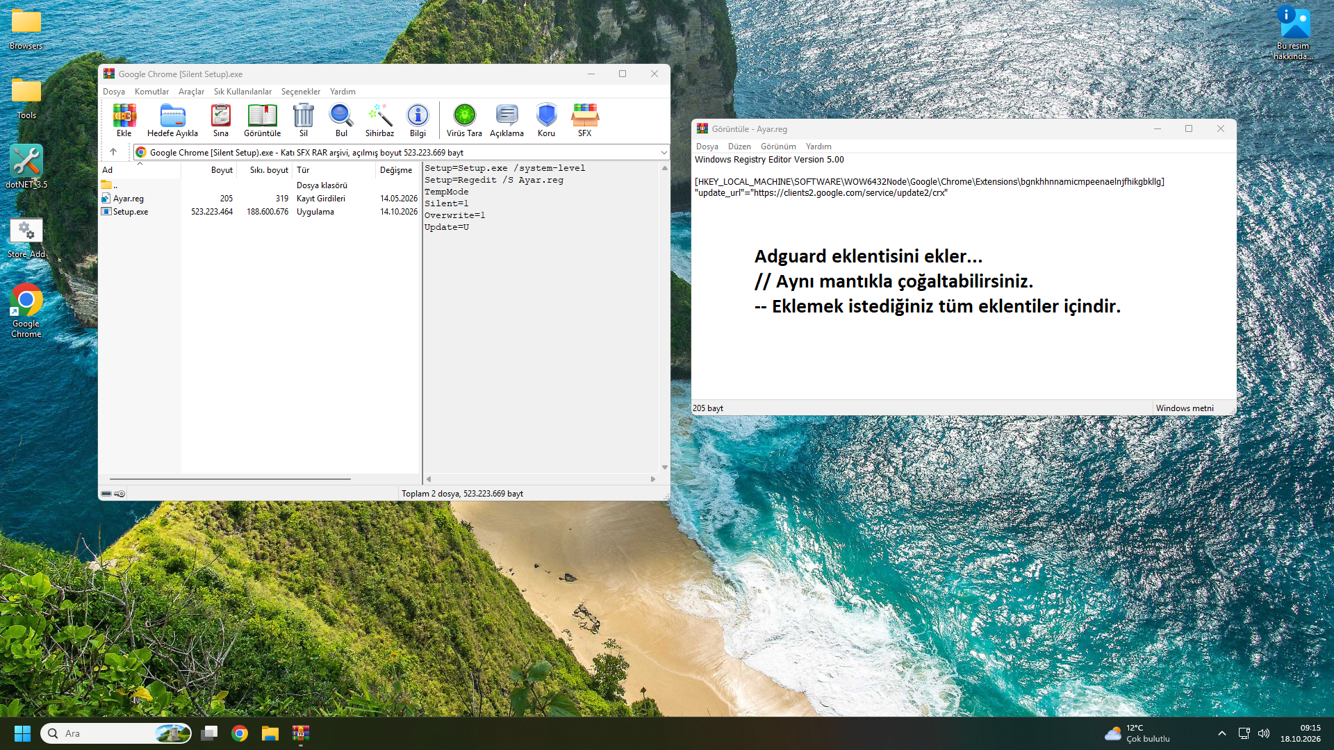 Google Chrome v155.0.8059.80 | [Silent Setup) | Katılımsız