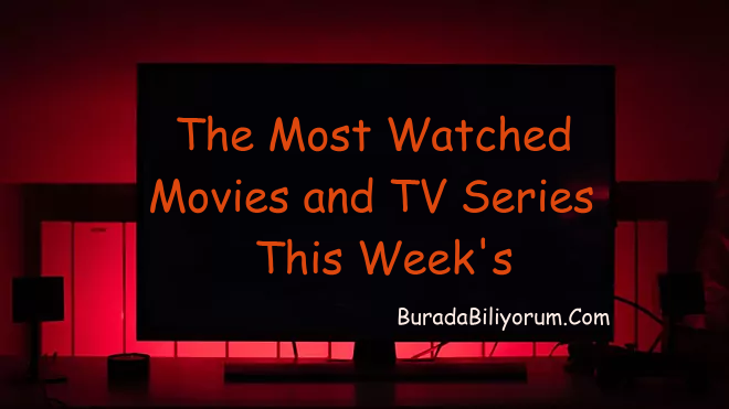 #The Most Watched TV Series This Week’s (30.08. – 05.09.2021)