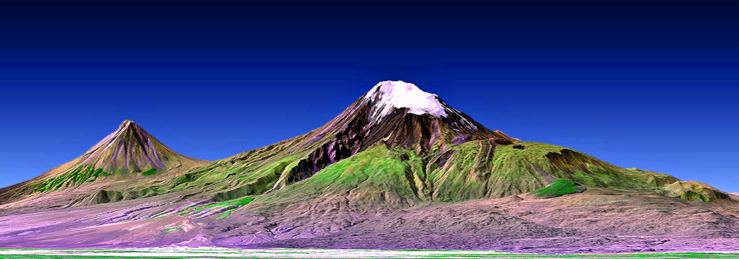 Гора Арарат 3д модель