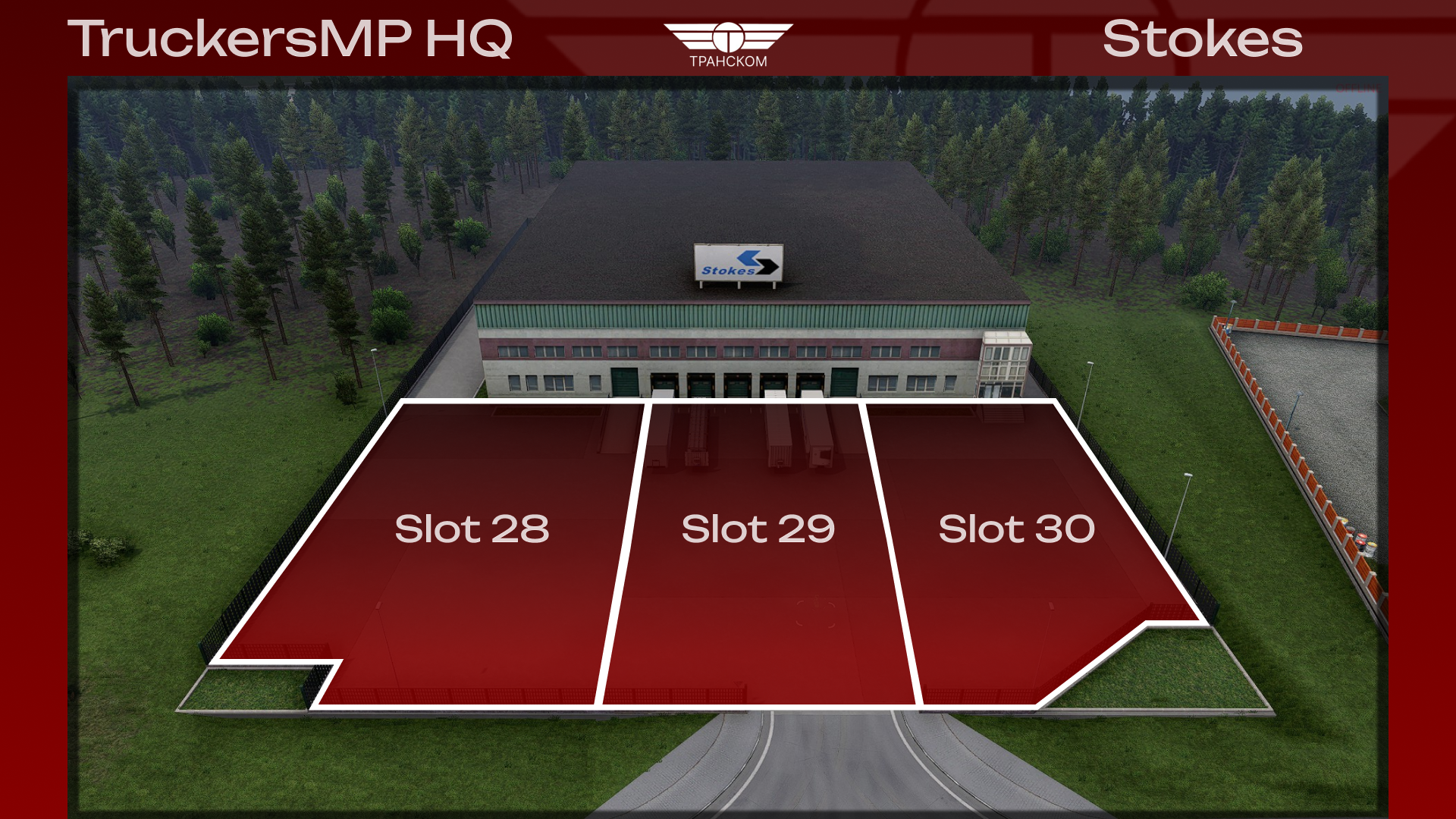 TruckersMP HQ (Stokes) Slot 28-30