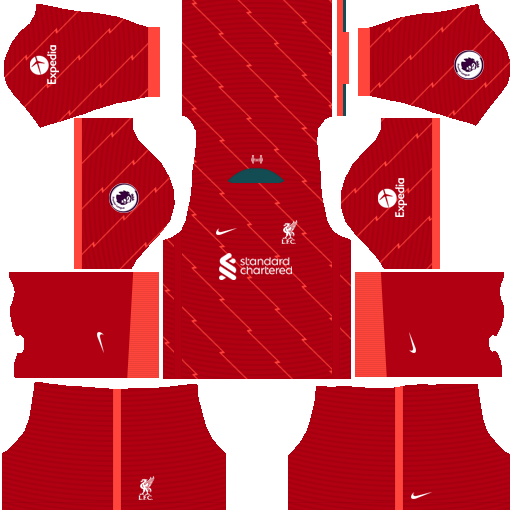 Liverpool 2022 DLS21 Dream League Soccer FTS 2021 Kits Forma ve Logo
